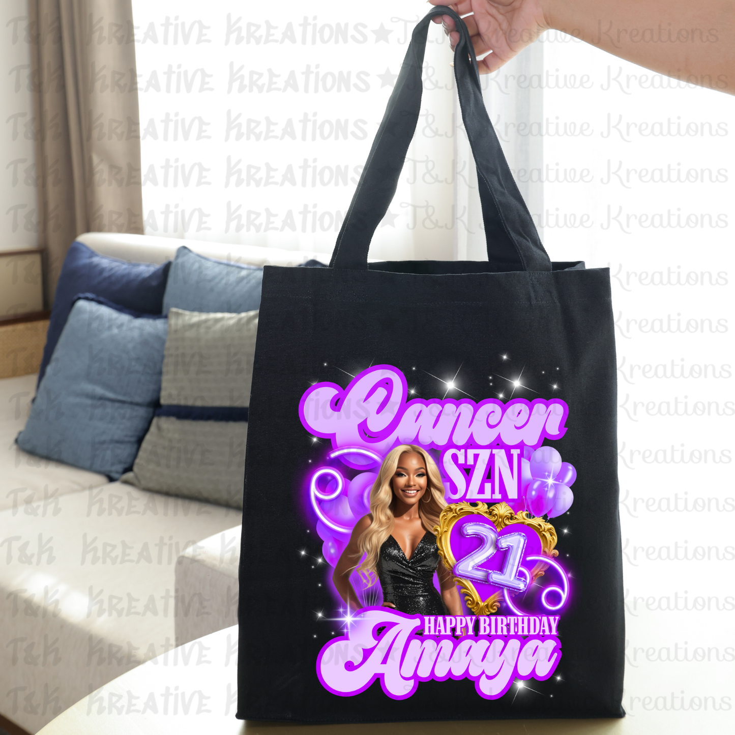 Custom Cancer Tote