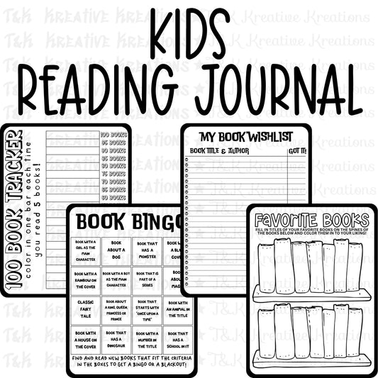 Digital Kids Reading Journal