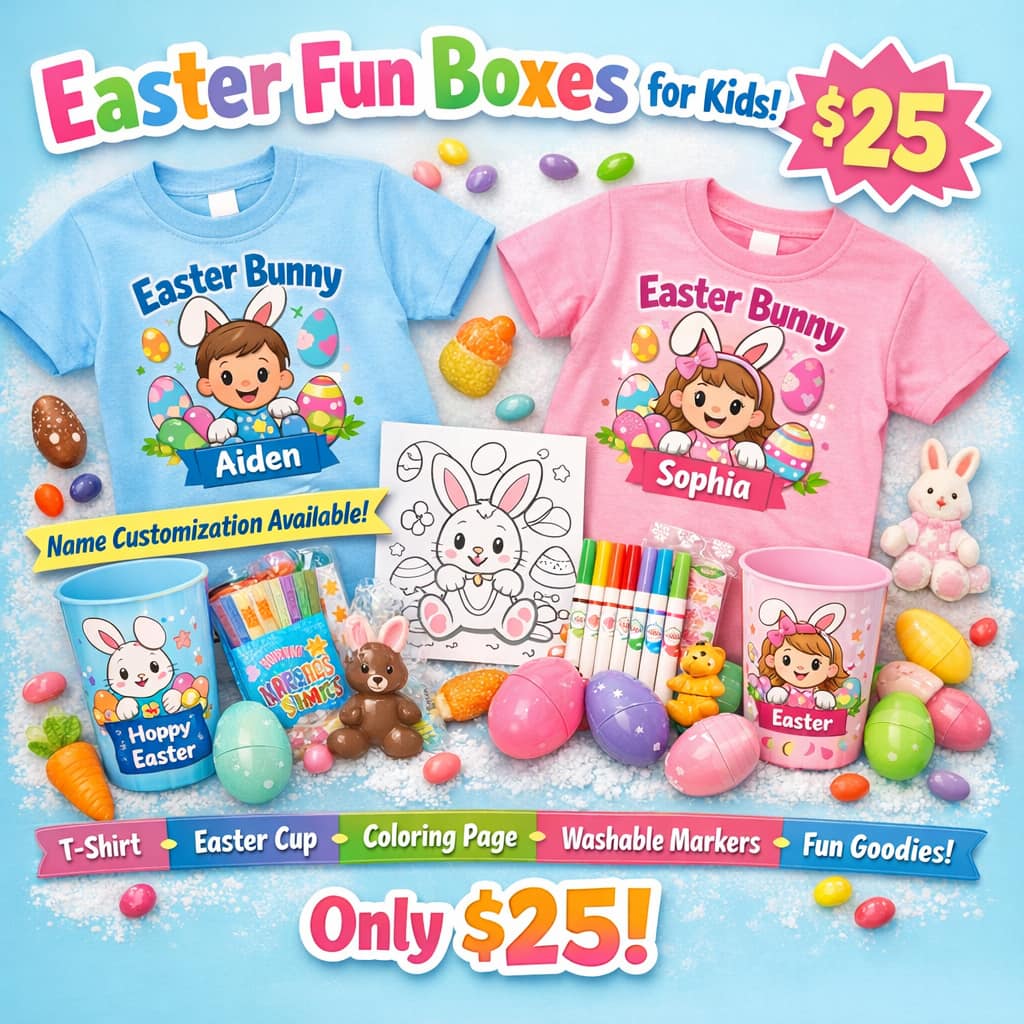 Easter Fun Boxes For Kids