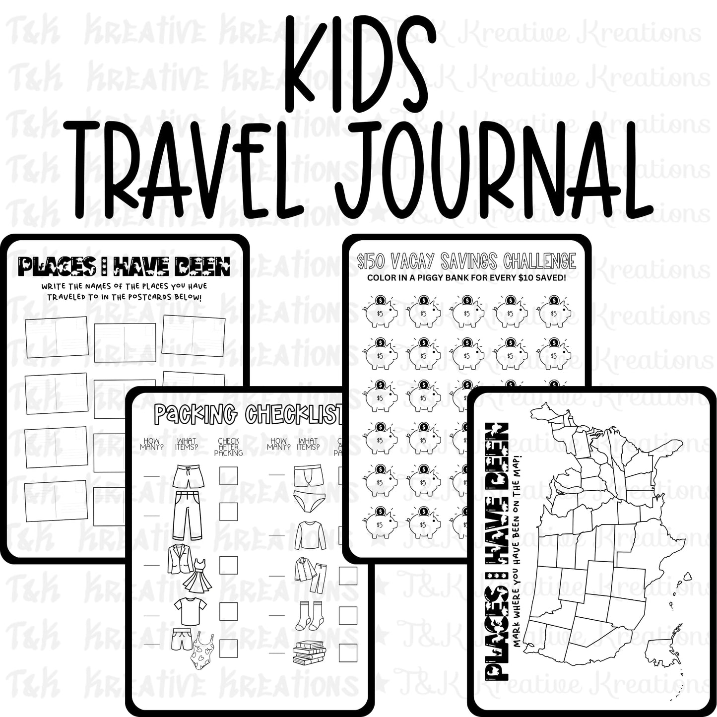 Digital Kids Travel Journal