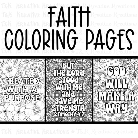 Digital Faith Color Pages