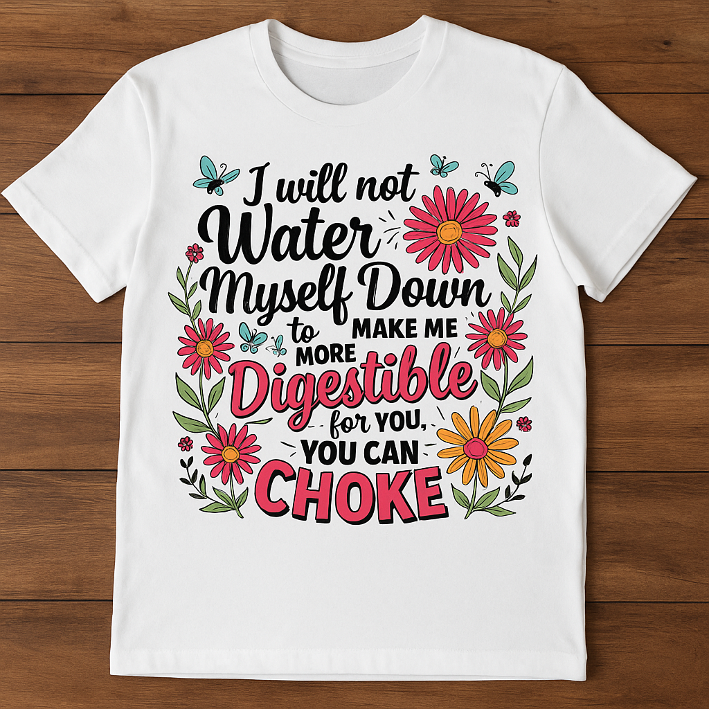 I Will Not Water Myself Down