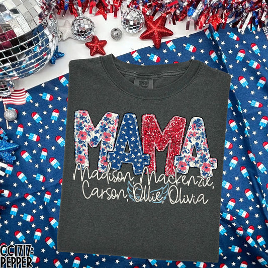 Patriotic Mama Custom