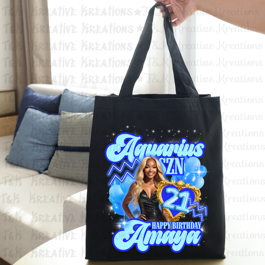 Custom Aquarius Tote