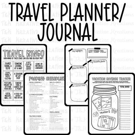 Digital Travel Planner/Journal