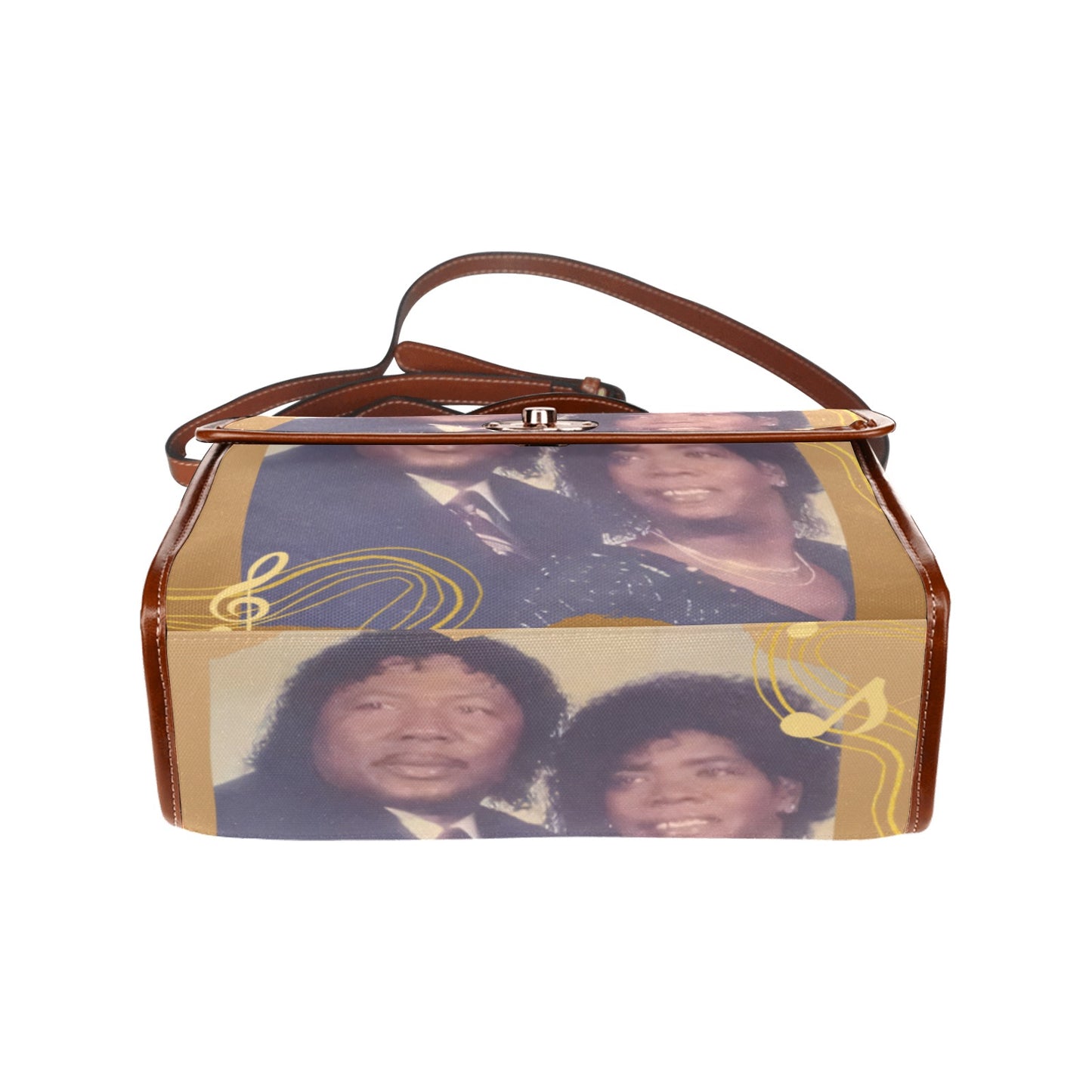 Waterproof Canvas Bag-Brown (All Over Print)