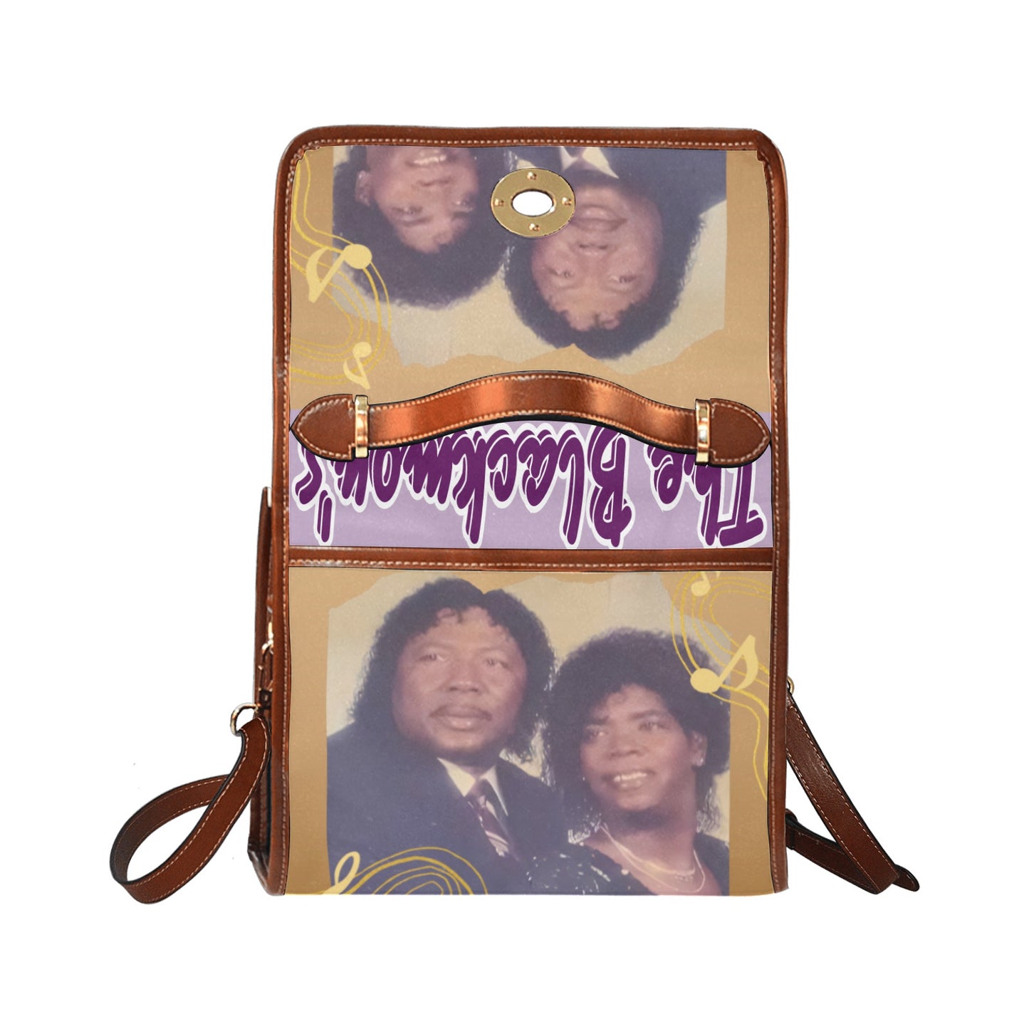 Waterproof Canvas Bag-Brown (All Over Print)