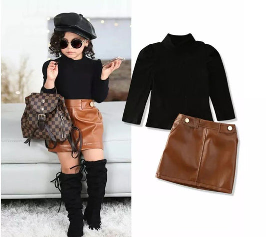 Children's Fit (Skirt and Top Set)