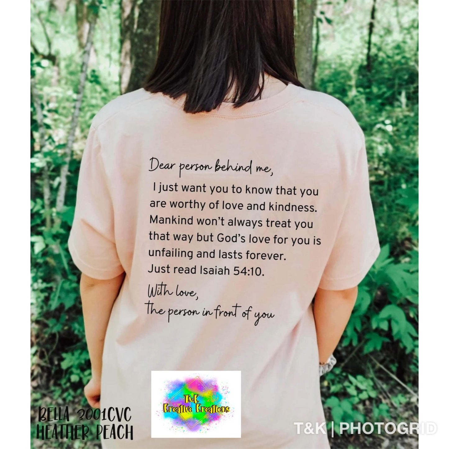 Dear Person Behind Me