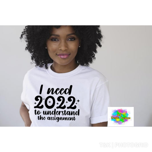I need 2022 to Understand the Assignment