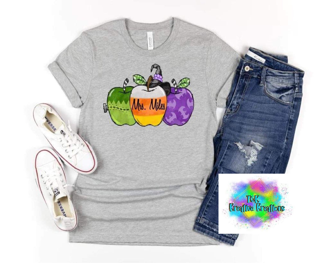 Teacher Name Halloween Shirt