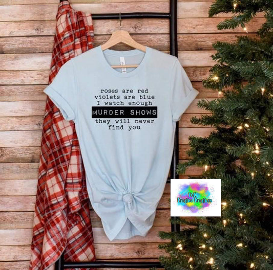 I watch enough murder shows