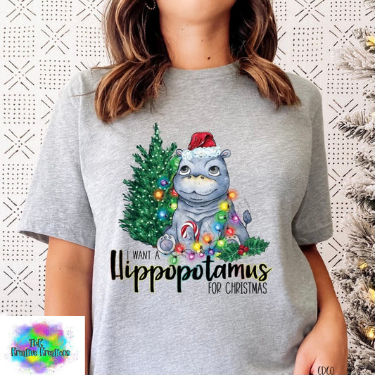 I want a hippopotamus for Christmas