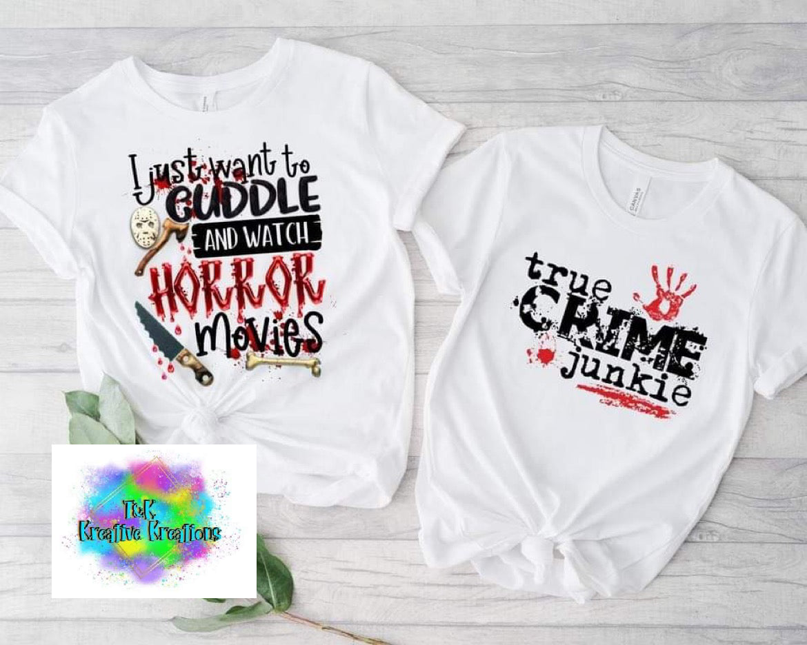 I just want to cuddle and watch horror movies