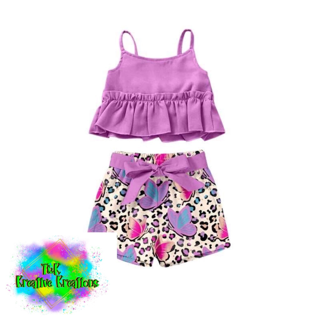 Purple Butterfly SET