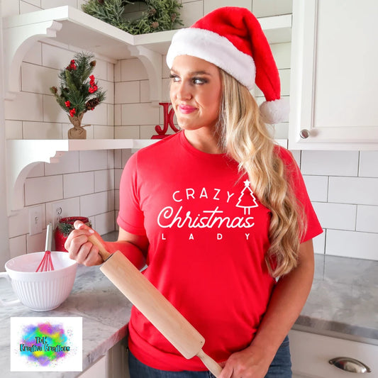 Crazy Christmas Lady