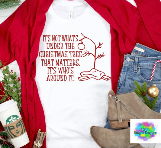 It’s not what’s under the Christmas tree that matters, it’s who’s around it