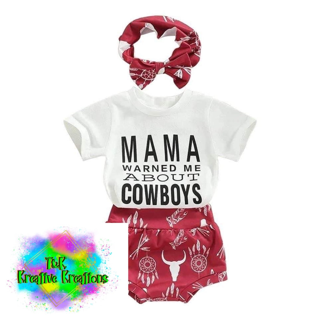 Mama Warned Me About Cowboys set