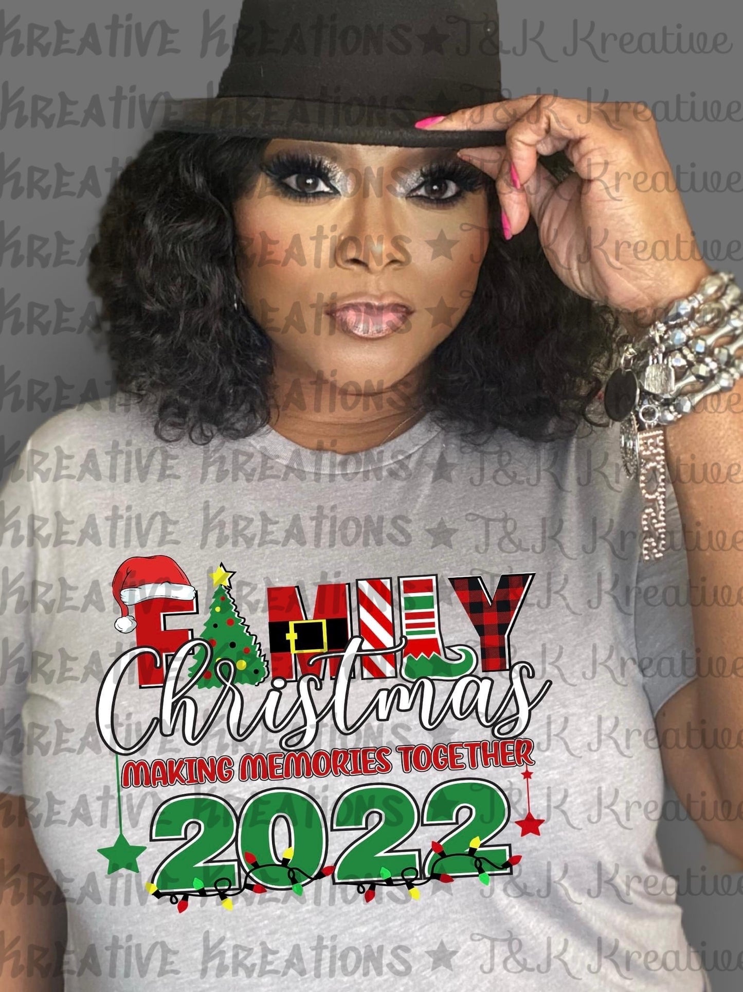 Family Christmas Making Memories